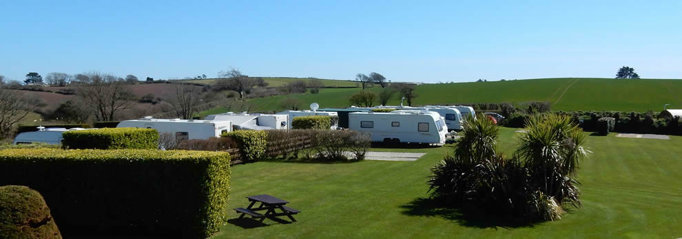 Camping and touring at Looe Country Park, Caravan and Campsite near Looe